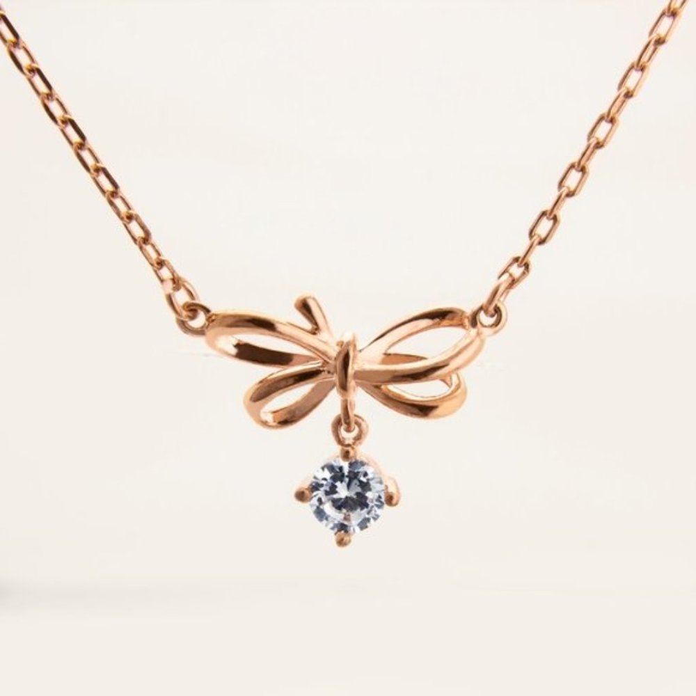 Sterling Silver Zircon Stone Necklace